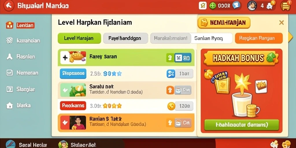 Interaksi sosial dengan pemain lain melalui fitur chat.