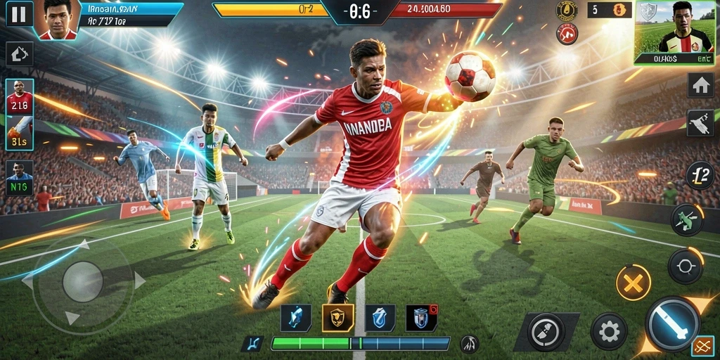 Mode multiplayer dengan pemain dari seluruh dunia.