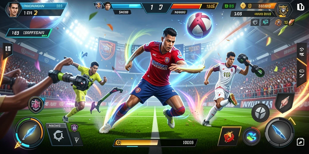 Pemandangan spektakuler dari level terbaru.