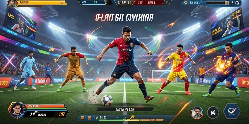 Screenshot ketiga menggambarkan sesi permainan yang mendebarkan.
