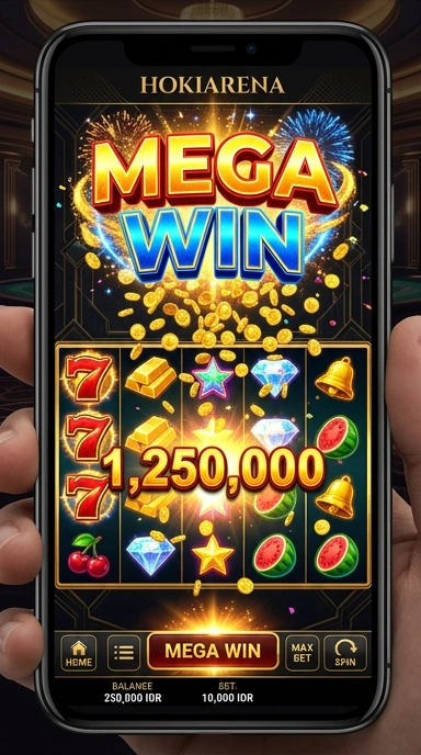 hokiarena — layar beranda
